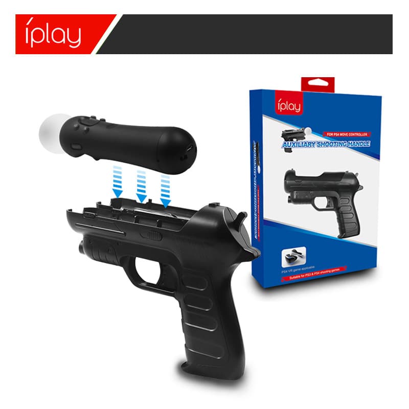 New PS3/PS4 VR Controller Game Shooting Stock PS MOVE Motion Controller Light Gun 2-Pack