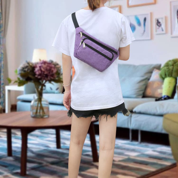 Hongxin 2020 Customized Ultra-thin Waterproof Fashion Sports Waist Bag Outdoor Leisure Travel Running Chest Bag Mobile Phone Bag