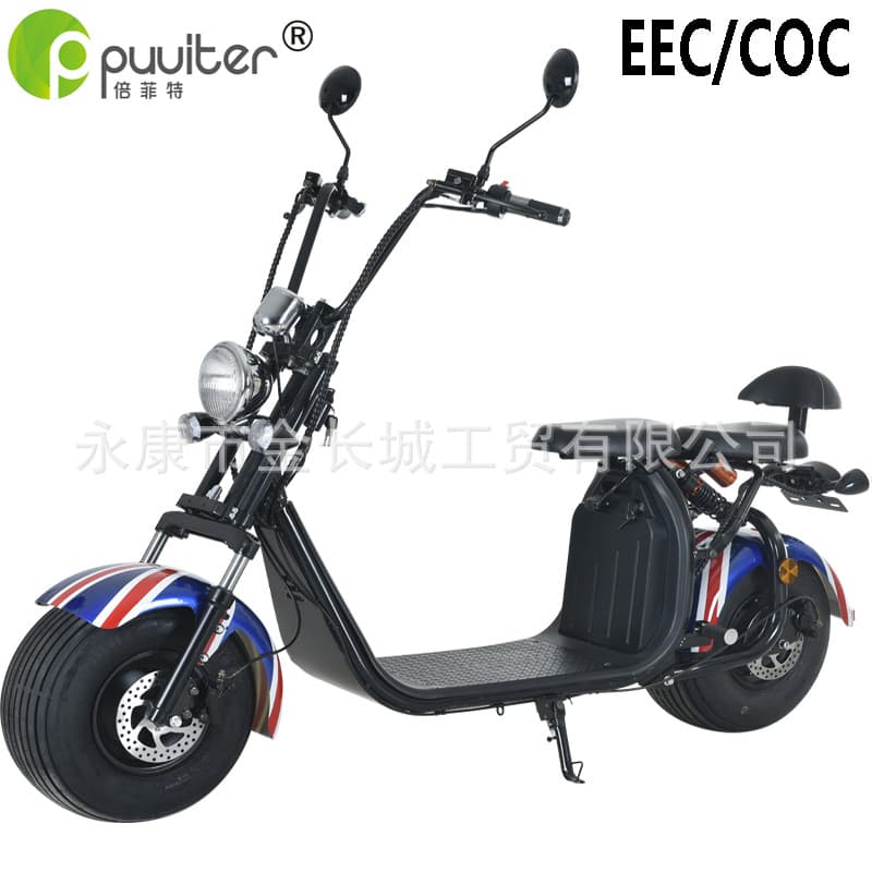 EEC Harley Citycoco Scooter 1500W 60V 20A EU EEC Certified Electric Harley Scooter