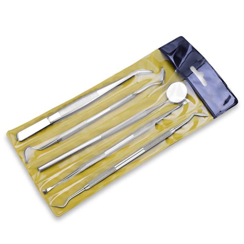 Factory Wholesale Stainless Steel Dental Tool Set Tartar Calculus Remover Dental Oral Care