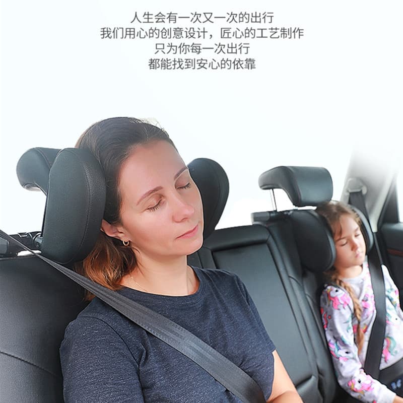 Memory Foam Car Headrest Lumbar Support Neck Pillow Seat Cushion Automotive Head Pillow Backrest Pad Business Pattern Good Flame Retardant