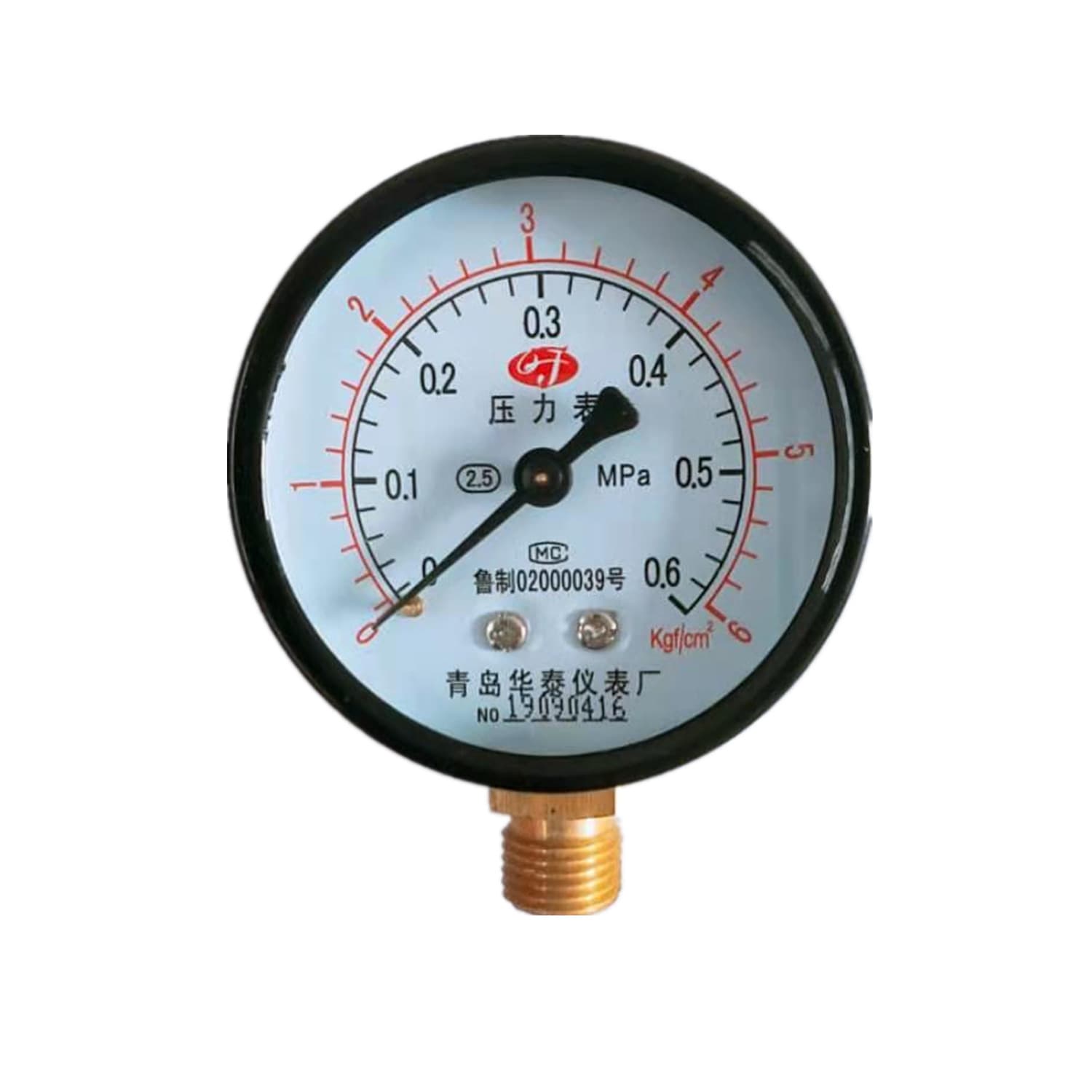 Direct from Manufacturer: Non-Tank Water Supply Fine Thread Y-60*0.6 Pressure Gauge, High-Precision Test Gauge for High-Pressure Water Tanks