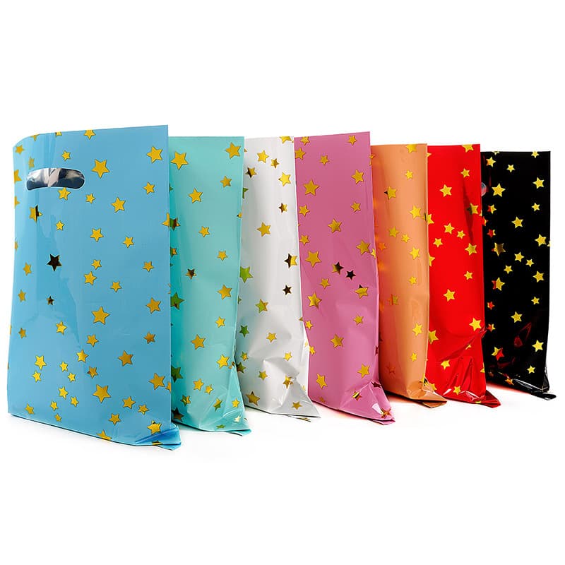 Party Foil Candy Bag Solid Color Mini Star Shaped Return Gift Bag Birthday Party Favors