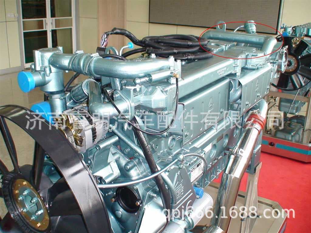 Production and wholesale of Howo Dump Truck parts VG1557110015A EGR Cooler Water Inlet Pipe