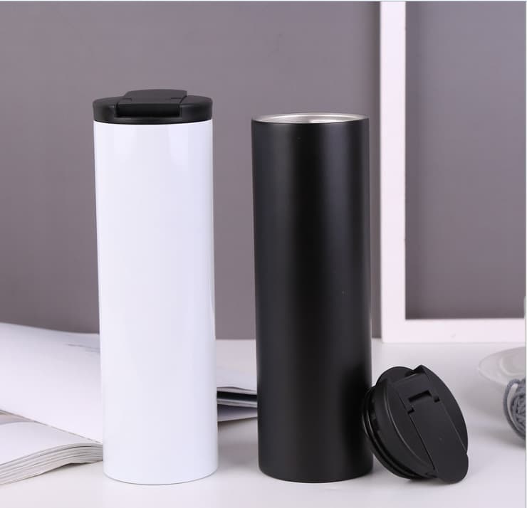Stainless Steel Insulated Mug Double-Wall Vacuum Gift Coffee Cup 304 Seamless Inner Liner Straight Cup Creative Long-Lasting Heat Retention