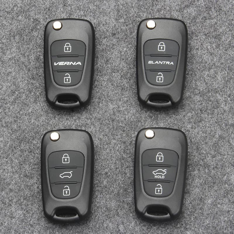 Suitable for Modern Key Shell IX30 Rena Kia Lion Run Car Folding Remote Key Shell