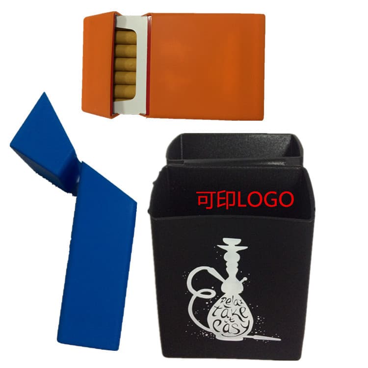 Silicone Cigarette Case Moisture-Proof Silicone Cigarette Case Cover Eco-Friendly Silicone Cigarette Case Factory Mold Available Custom Orders Welcome Multiple Colors