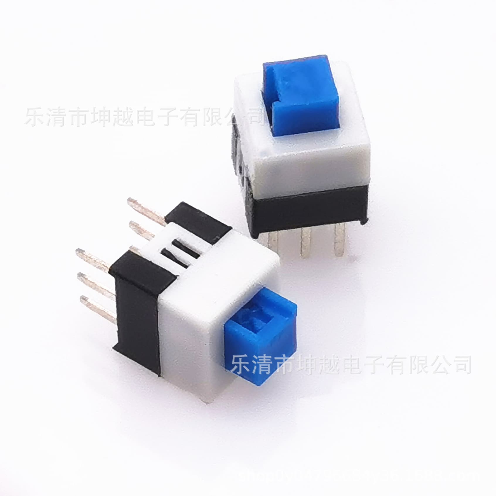 High-quality self-locking switch 7x7 flat head single row self-locking bubble machine switch