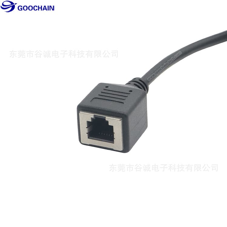 RJ12 network cable, RJ12 female connector to RJ12 extension cable, 6P6C male to female extension cable