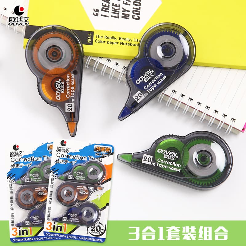 Office Correction Tape / Tape Corrector - White Out Tape for Error Correction