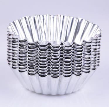 Aluminum thickened lace egg tart egg tart mold Portuguese tart chrysanthemum cup coconut round egg tart cup cake mold