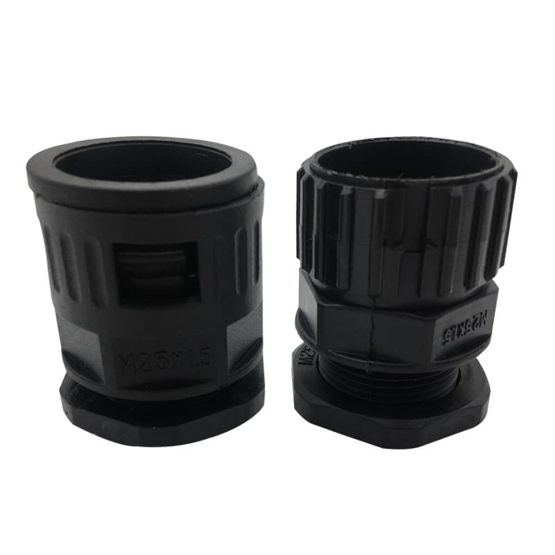 Origin supply corrugated pipe plastic connectors, corrugated pipe nylon hose quick-fix straight plug connectors wholesale
