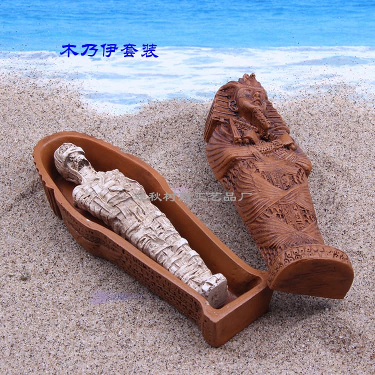 Factory direct supply of Egyptian mythological characters, mummy sets, psychological sand tables, sand models, resin crafts