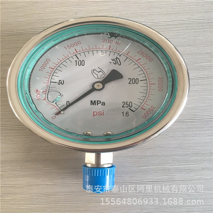 0-250MPa High Pressure Rail Plunger Pressure Gauge for Common Rail Test Bench