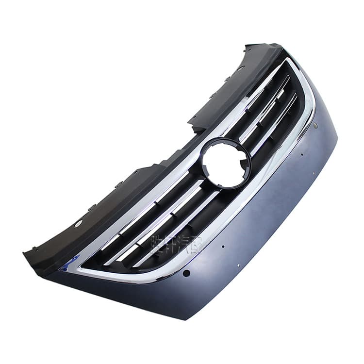 Applicable to Volkswagen 08-12 CC Front Bumper Center Grille Mesh Mask Intake Cooling Ventilation Electroplated Grille Ghost Face