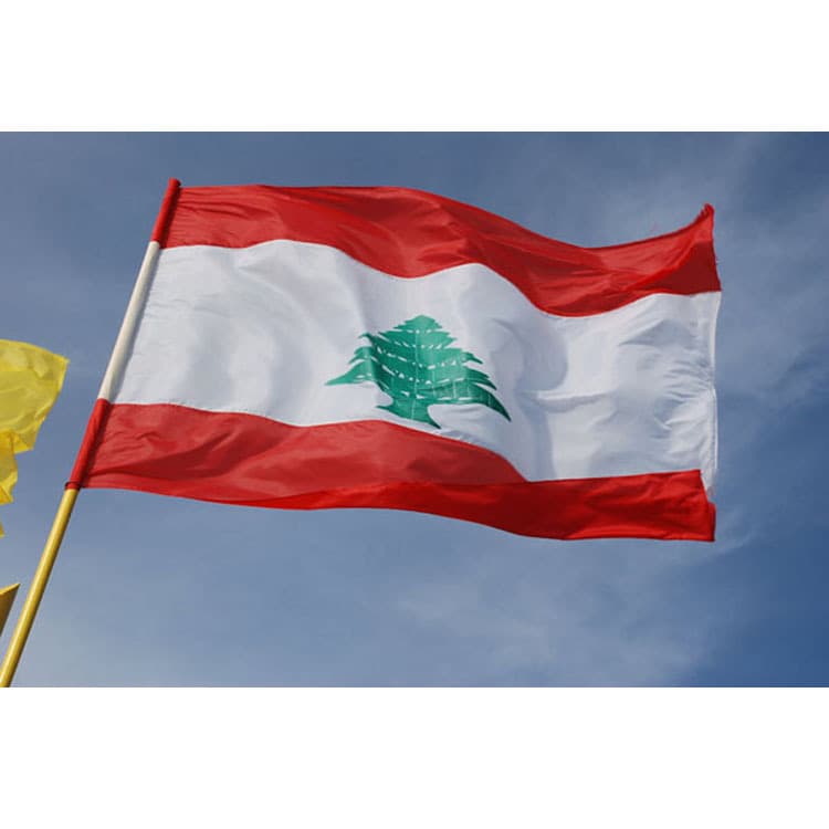 F932 In Stock 90*150cm 3*5ft Lebanon Flag