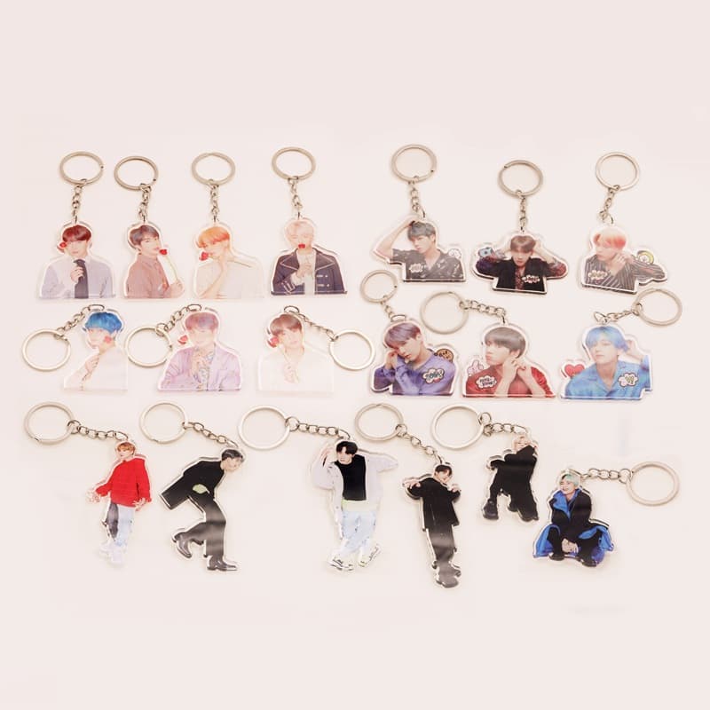 BTS Jungkook Cartoon Acrylic Keychain [Double-Sided] 043 Mini Figure