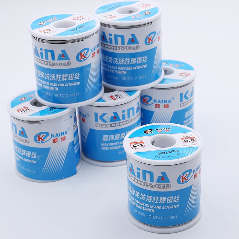 Kaina Solder, 900g High-Purity No-Clean Active Solder Wire, High Brightness C1 Tin Wire, 0.8mm Solder Wire