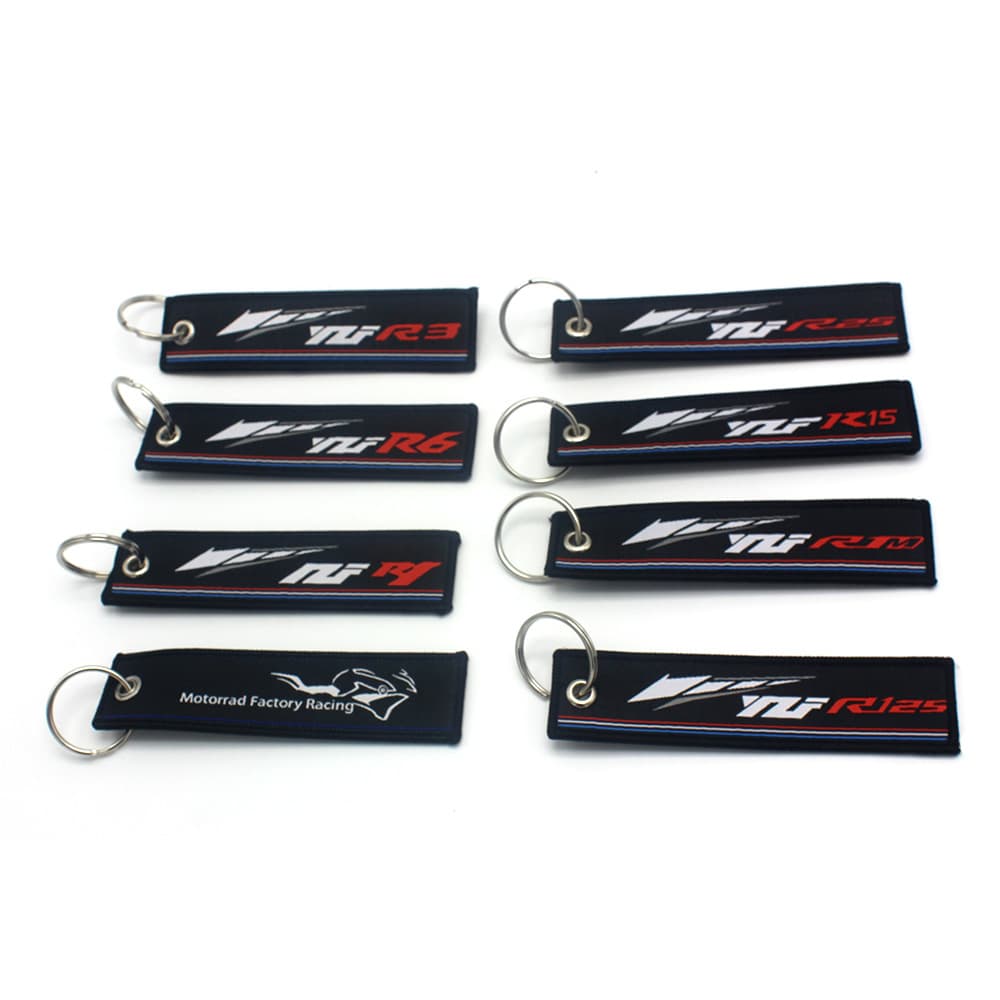 Hot-selling cross-border e-commerce motorcycle keychain pendant gift, suitable for Yamaha off-road motorcycle keychains.