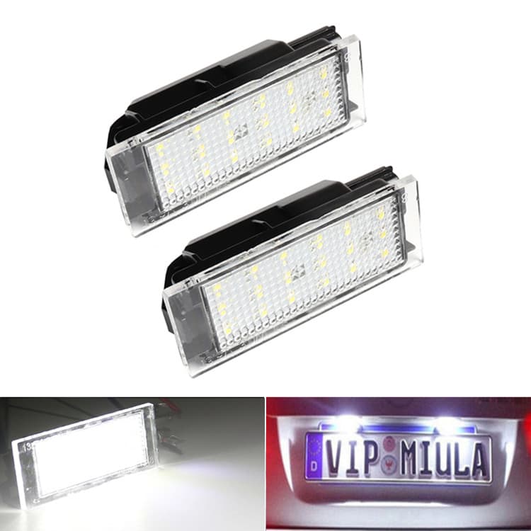 Cross-border supply, suitable for Renault LED license plate light Clio Laguna license plate light