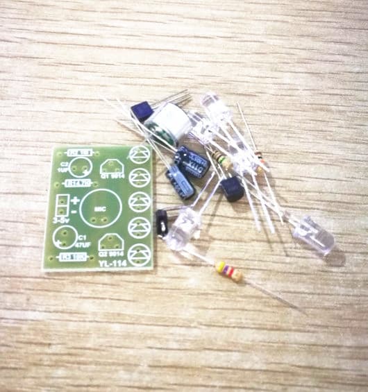 Voice-Controlled LED Melody Light Electronic DIY Kit Fun Soldering Project