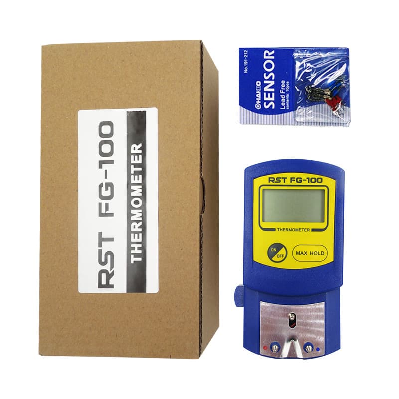 RST FG-100 Soldering Iron Tip Thermometer, 191 Temperature Tester, Electronic 936 Soldering Iron Temperature Measurement (Same Model as Hakko).