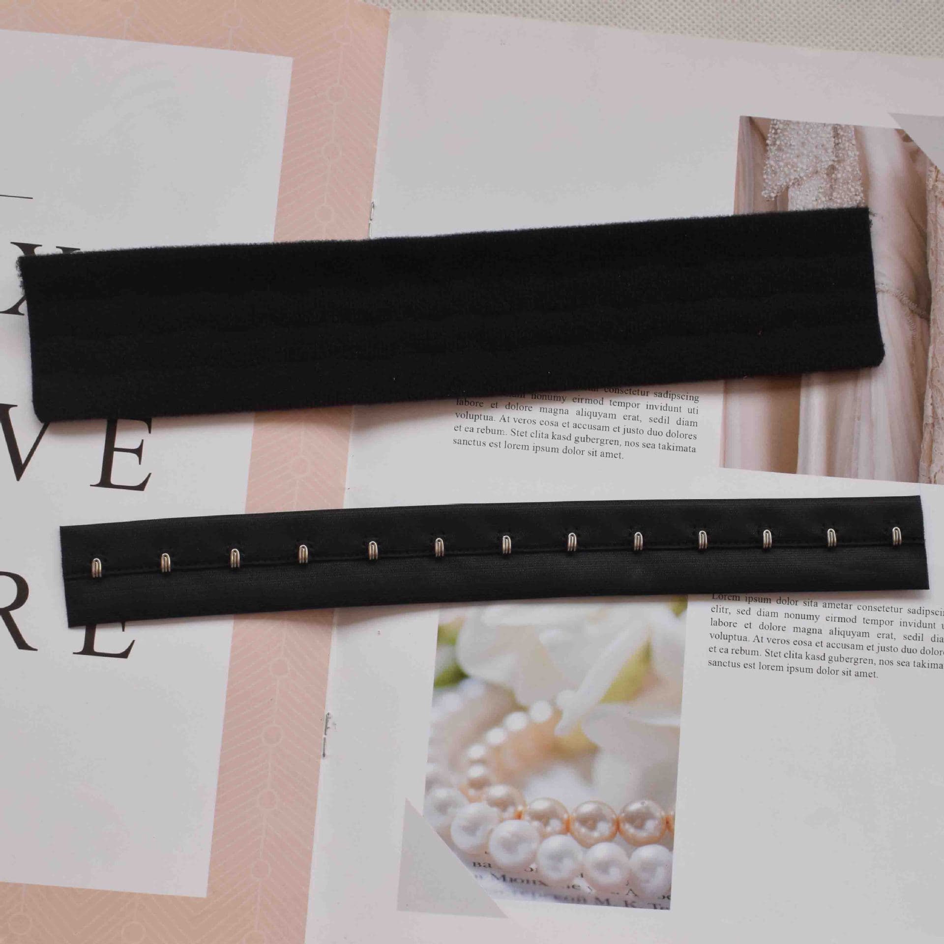Shapewear Back Closure Three-Row Thirteen-Hook Extended Hook-and-Eye Fastener Tight Shapewear Strap Extended Hook-and-Eye Fastener