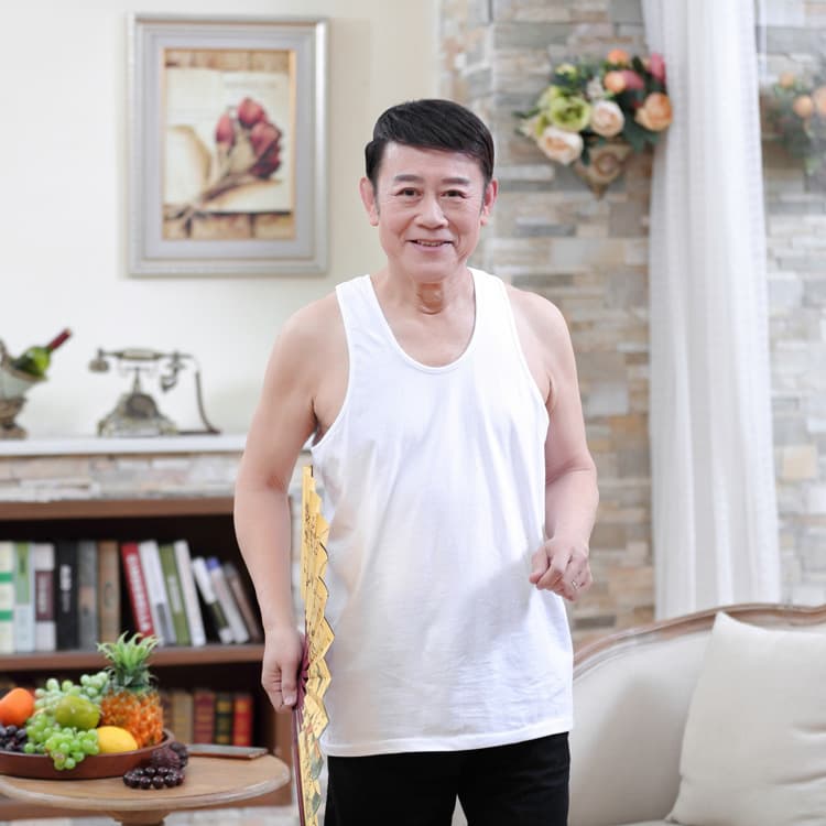 Pure Cotton Solid Color Vest for Middle-Aged and Elderly Men, Loose Fit, Breathable, Sweat-Absorbing, Large Size, Tank Top