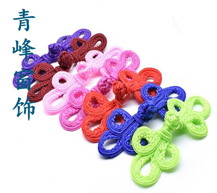 Large Three-Leaf Frog Fasteners, Chinese Style Sofa Curtain Cushion Valance Chair Cover Decorative Accessories and Supplies