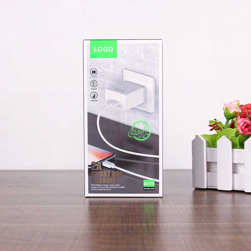 Charger Packaging Box Gift Box Headphone Cosmetic Box Free Shipping Source Manufacturer Fast Charging Flip Color Box