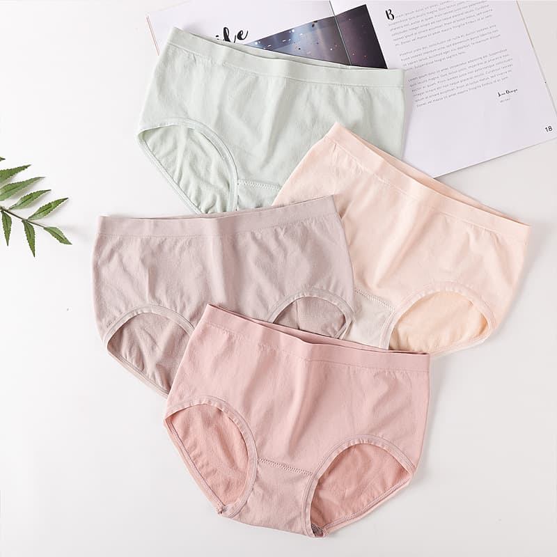 Silver Box Naked Ammonia Women's Panties, Women's Briefs with Graphene Antibacterial Cotton Crotch, Comfortable Breathable Women's Underwear Wholesale