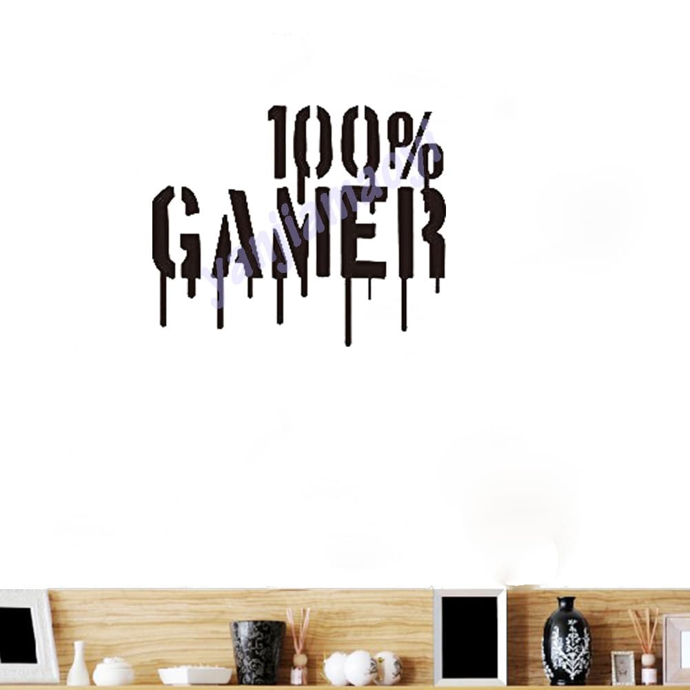 Factory Direct Supply Gamer Decoration Sticker for Boy's Bedroom or Internet Cafe First Generation Precision-Cut 100% Removable Wall Sticker