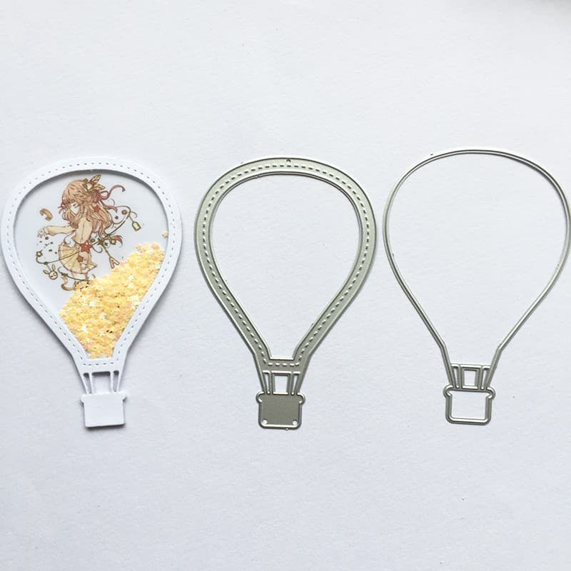 Hot air balloon knife mold shaker cardboard art machine cutting template embossing template