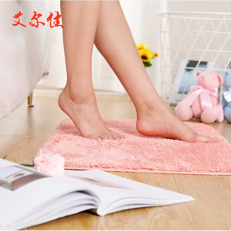 Modern Simple European Style Ultrafine Fiber Carpet Mat for Home Use in Living Room Kitchen Bathroom Non Slip Machine Washable