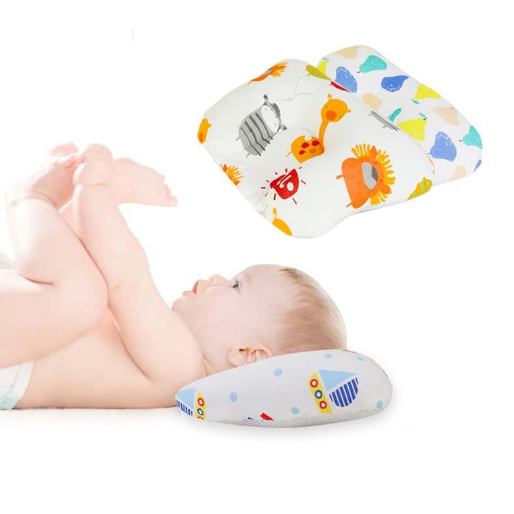 Pure Cotton 3D Breathable Baby Head Shaping Pillow, Baby Pillow