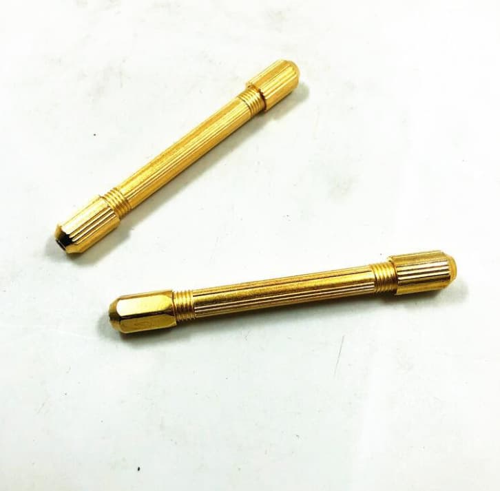 Round-headed grout, engraving tool; square-headed grout, copper-plated; drill bit chuck, hand-twisting drill; double-headed grout for watch repair.