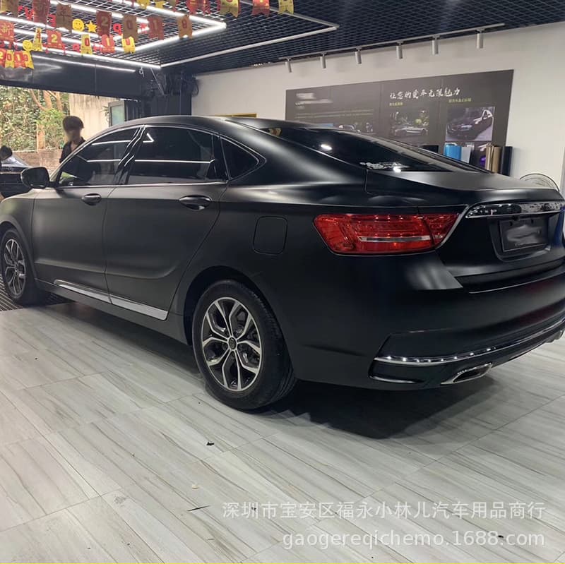 Black Warrior Color Change Film Full Roll Car Modification Color Change Body Film Exterior Car Film Ceramic Electro-Optic Black Body Wrap