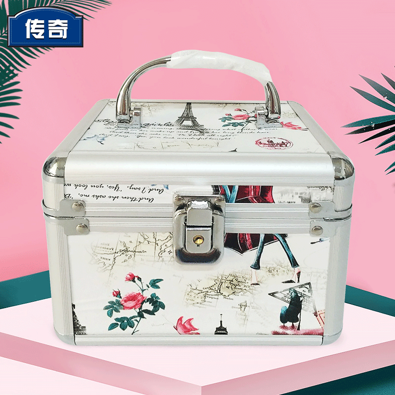 Aluminum Alloy Eyelash Beauty Tool Makeup Box Multifunctional Household Tool Box Satchel Satchel Tattoo Box Customization