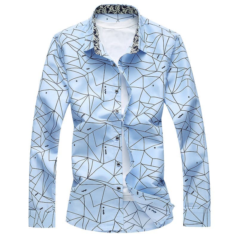 Men's Dress Shirt Men's Long Sleeve big Size man Shirts