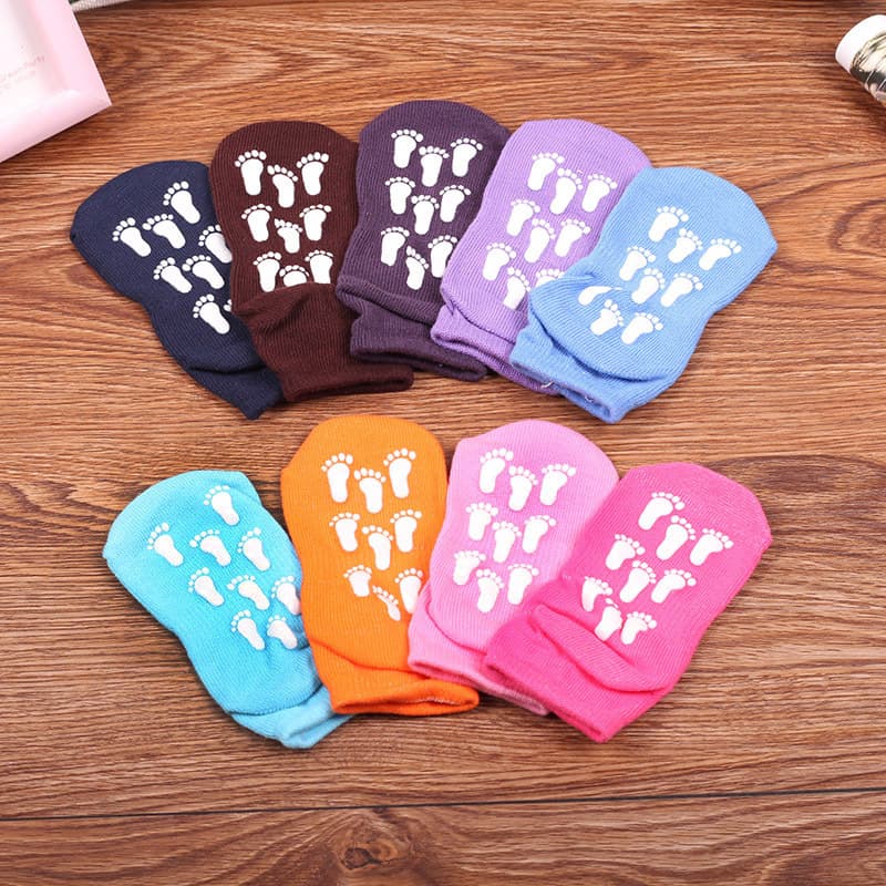 Thin Spring/Autumn Early Education Non-Slip Floor Socks Children's Boat Socks Socks Factory Wholesale Solid Color Zhuji Children's Socks