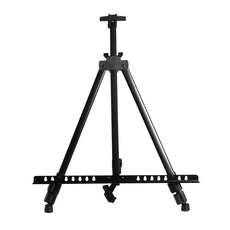 Black iron easel, sketching easel, tripod, hand-cranked aluminum alloy easel, tripod easel, hand-cranked iron easel
