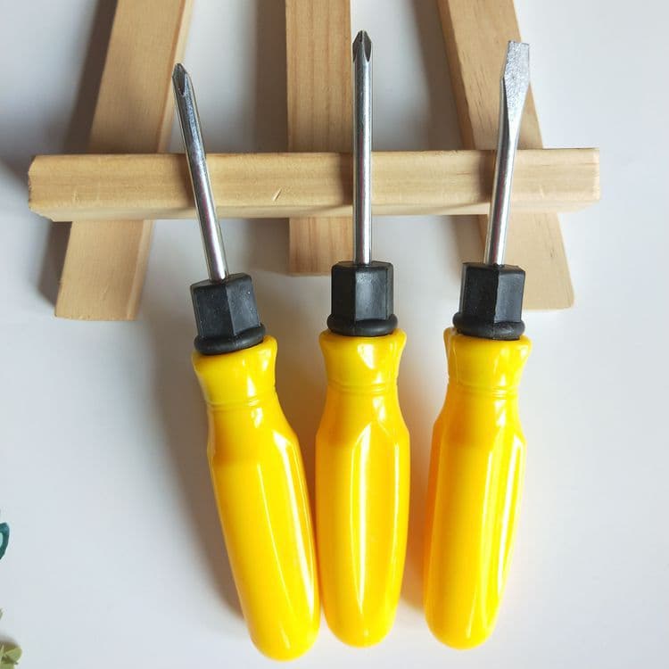 Flat and Phillips multifunctional screwdriver dual-head driver, dual-use 4-inch screwdriver $1 $2.