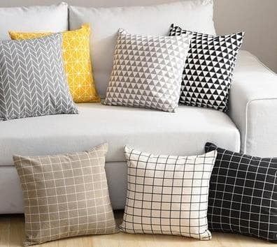 Modern Fashion Double-Sided Plaid Print Plush Pillowcase Blanket Cover Comforter Cover Quilt Cover Housse De Coussin