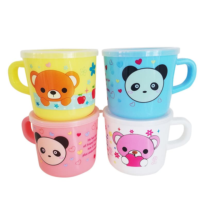 Baby sippy cup, cartoon baby gift milk training cup, children's sippy cup, mouthwash cup