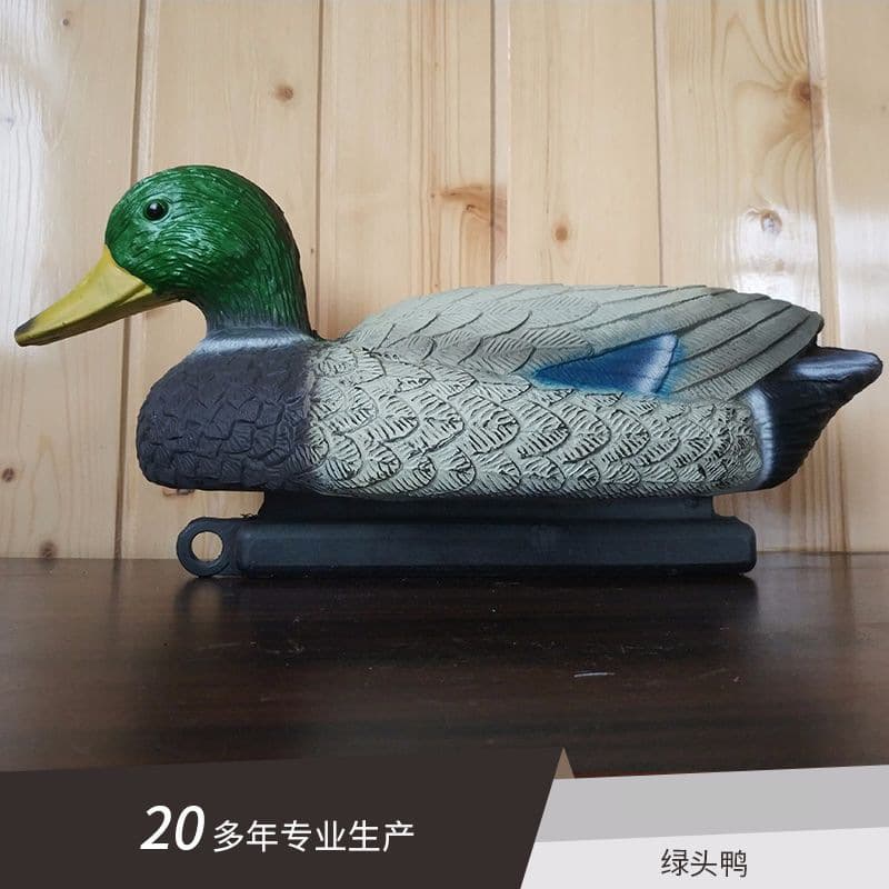 Wild Mallard Duck Garden Decoration, Artificial Rock Water Landscape Ornament, Creative Hunting Decoy