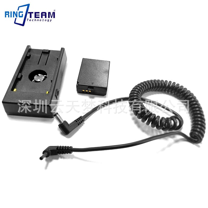 Suitable for Canon 1100D 1200D 1300D external mobile power supply DR-E10 fake battery + f970 battery holder