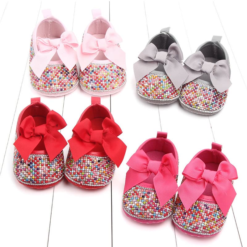 Princess Shoes Soft Sole Non-Slip Baby Shoes Spring Autumn Girls Pre-Walking Shoes 2137