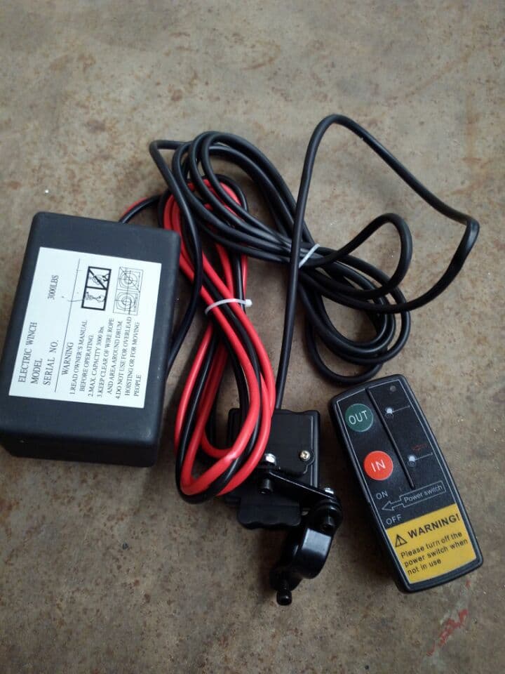 Electric Winch Control Box with Remote