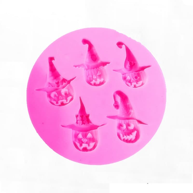 Baking Fondant Cake Decorating Tool Halloween Pumpkin Ghost Silicone Mold Chocolate Resin Clay Mold