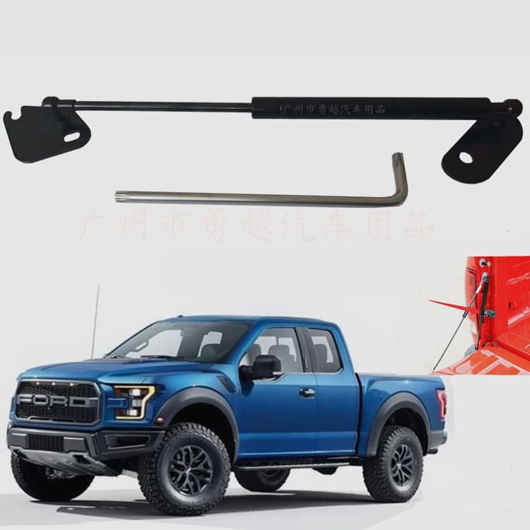 Compatible with Ford F150 Tailgate Hydraulic Strut Raptor Modified Tailgate Slow-Down Assist Rod Rear Flap Down Bumper